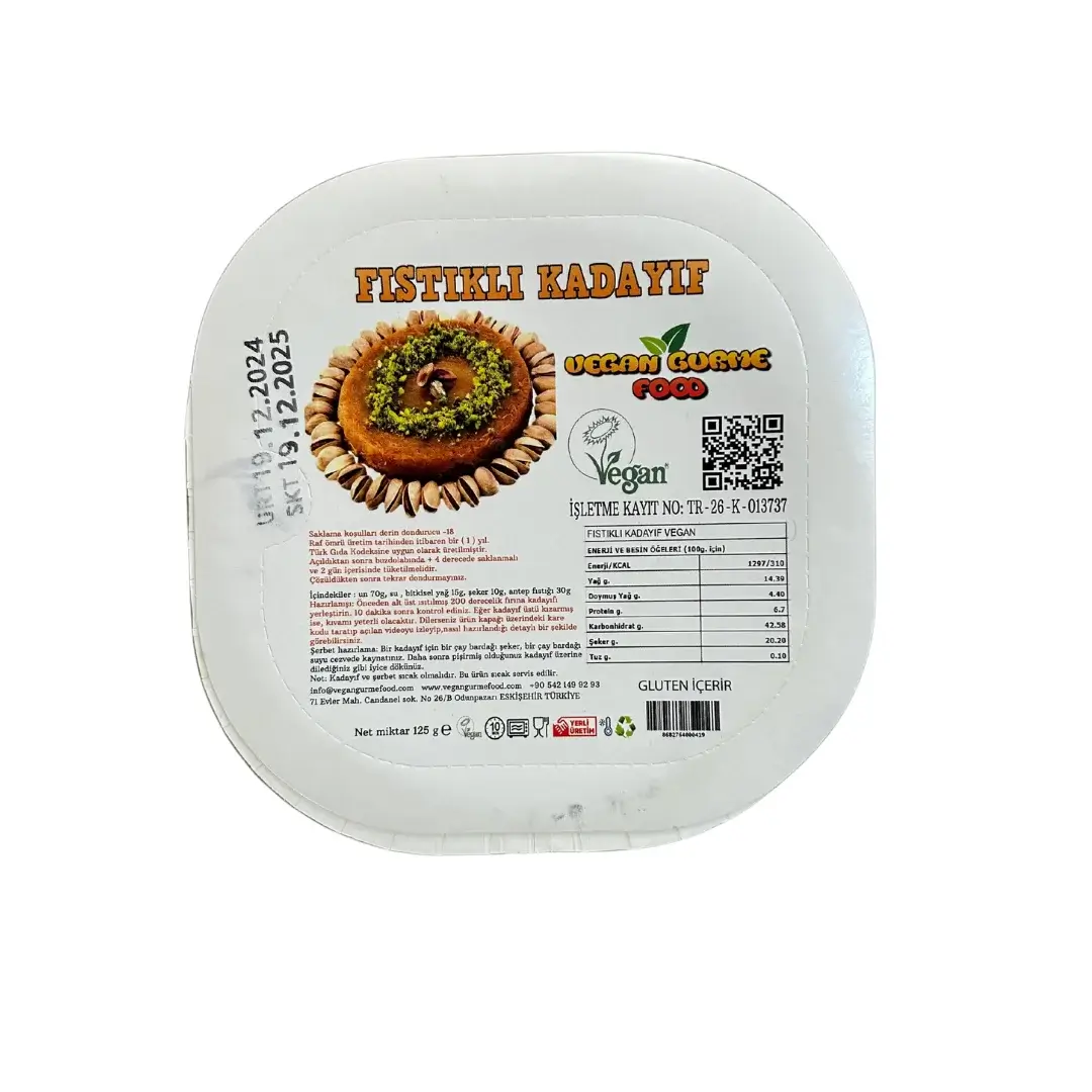 Vegan Fıstıklı Kadayıf - 125 gr