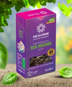 Kb Gurme Filizlendirilmiş Yeşil Mercimek Makarna Fusilli 200 gr