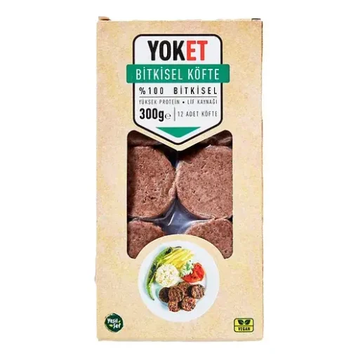 Yoket vegan köfte 12'li paket 300 gr
