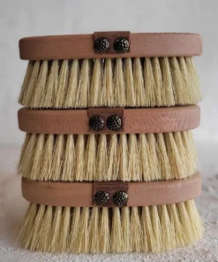 Zeero Doğal Vegan (Tampico Otu) Vücut Fırçası - Kuru Fırçalama