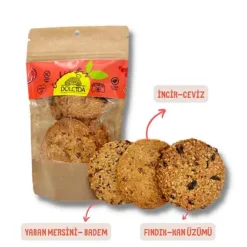 Dolcida Cookie Bar (Vegan-Şekersiz-Glütensiz) - 85 gr