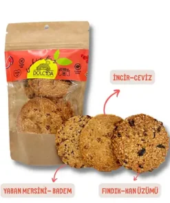 Dolcida Cookie Bar (Vegan-Şekersiz-Glütensiz) - 85 gr