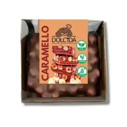 Dolcida Vegan Sütlü Karamelli Dökme Çikolata (Glütensiz) - 130 gr