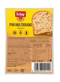 Schar Pan Multigrano Glutensiz Ekmek 250gr