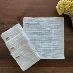 Zeero Müslin Yüz Temizleme Mendili 4'lü