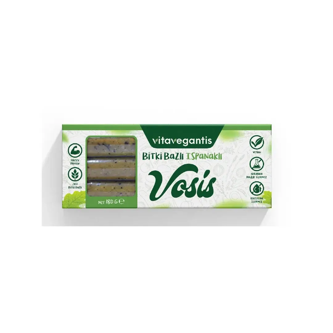 Vita Vegantis Vegan Sosis - Ispanaklı 180 gr
