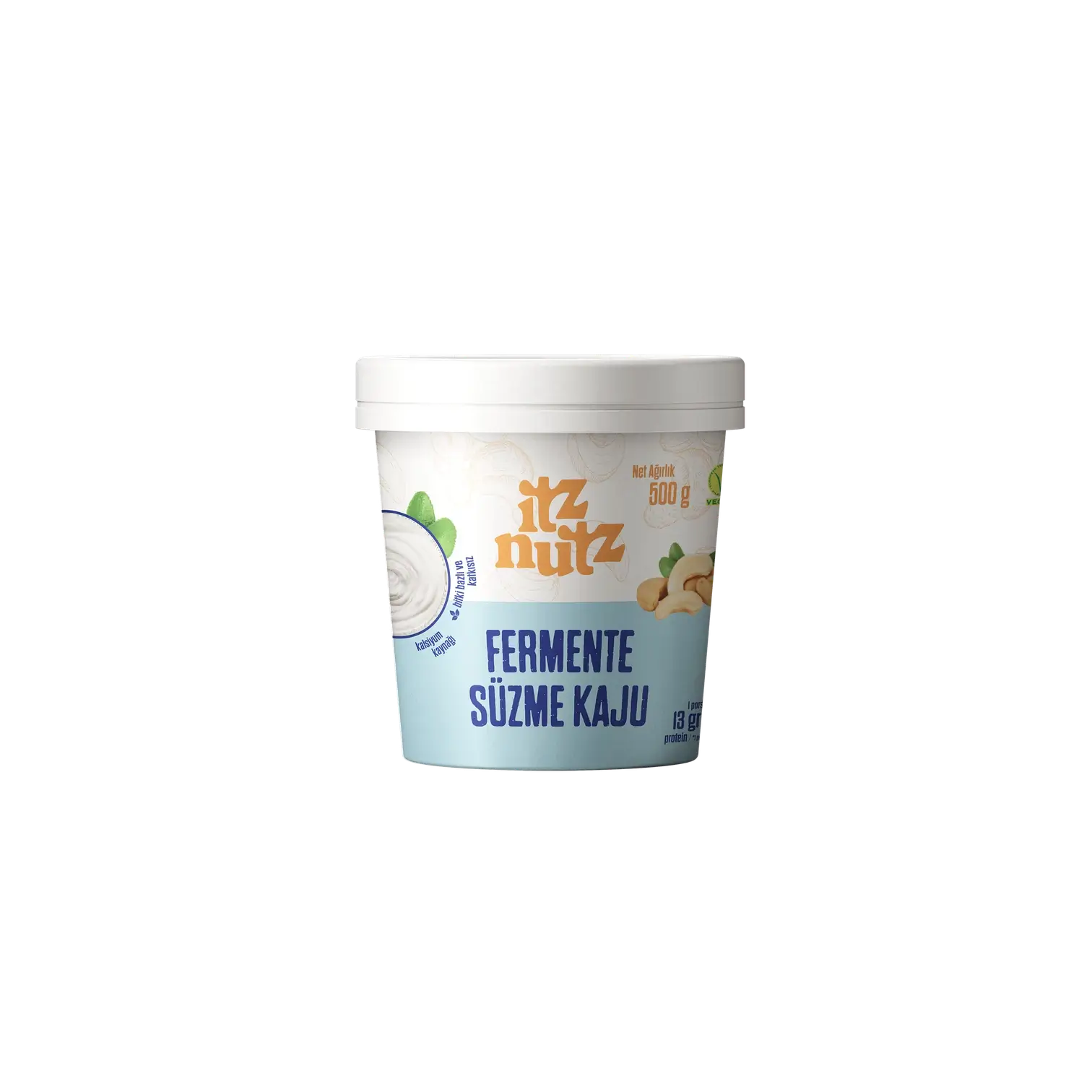 İtz Nutz Fermente Süzme Kaju (Kaju Yoğurdu) 500 gr