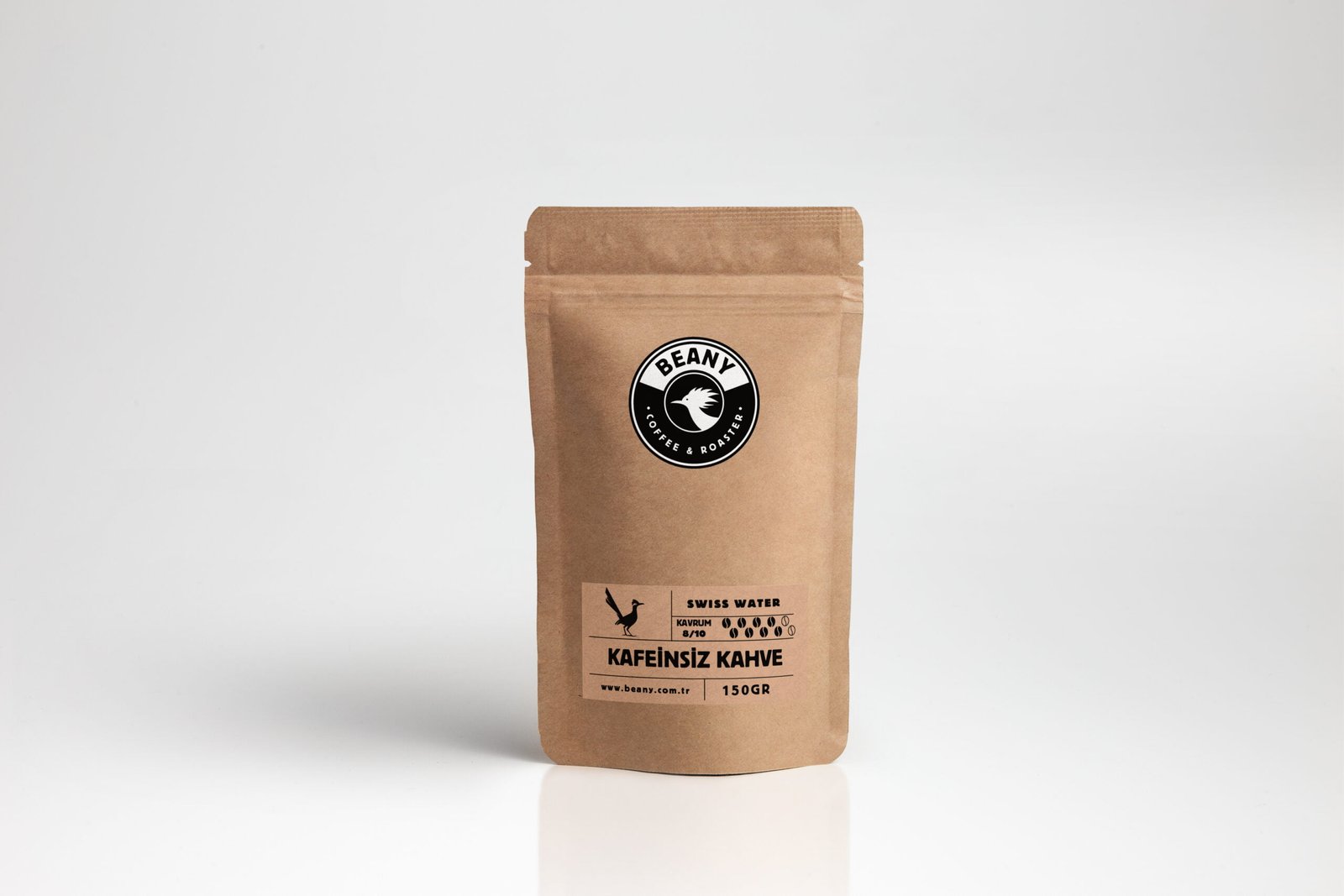 Beany Filtre Kahve - Kafeinsiz Swiss Water 150 gr (Çekirdek)