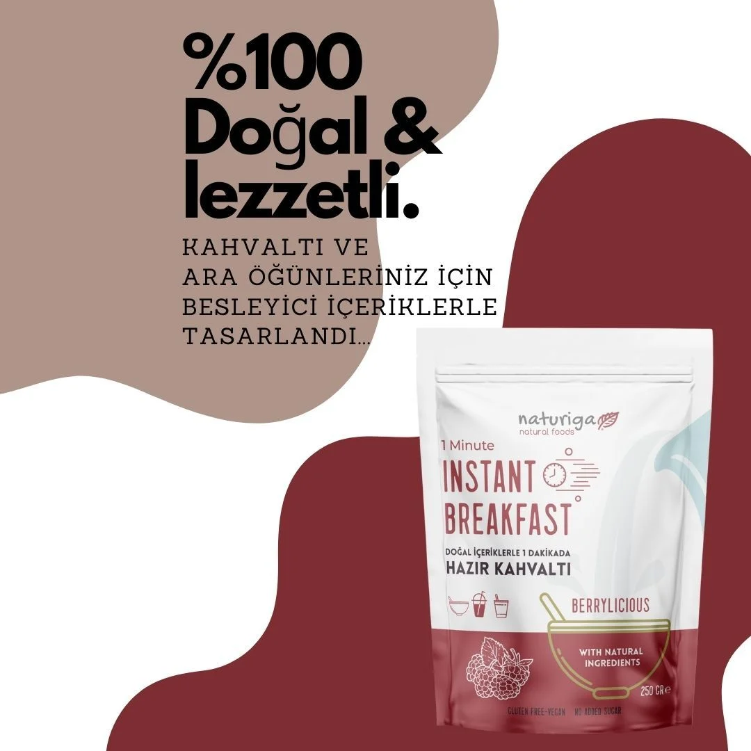 Naturiga Berry Meyveli Hazır Kahvaltı Karışımı 250gr - Görsel 2
