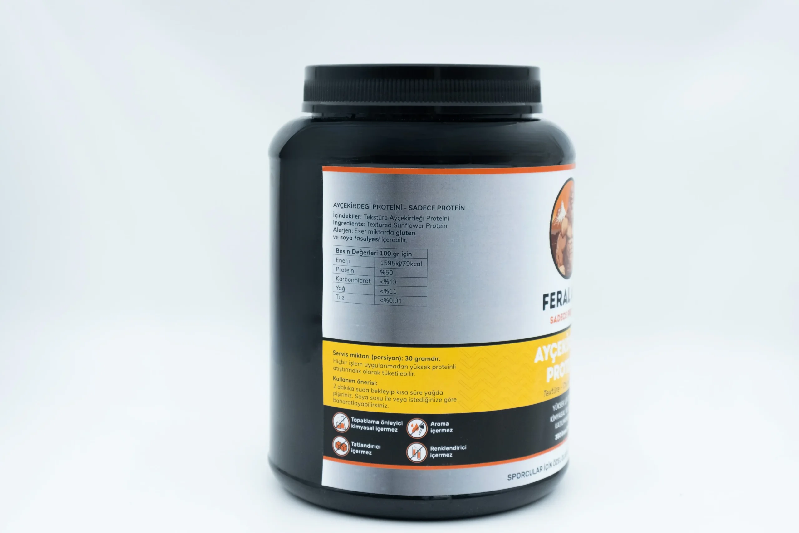 Feral Ape Ayçekirdeği Proteini (Chunk Formda) 350g - Görsel 3