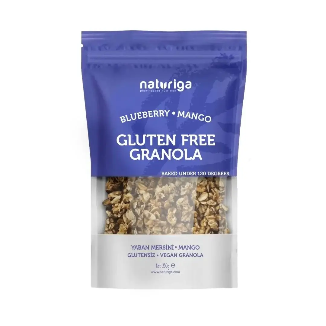 Naturiga Glutensiz Yaban mersini & Mango Granola(250 gr)
