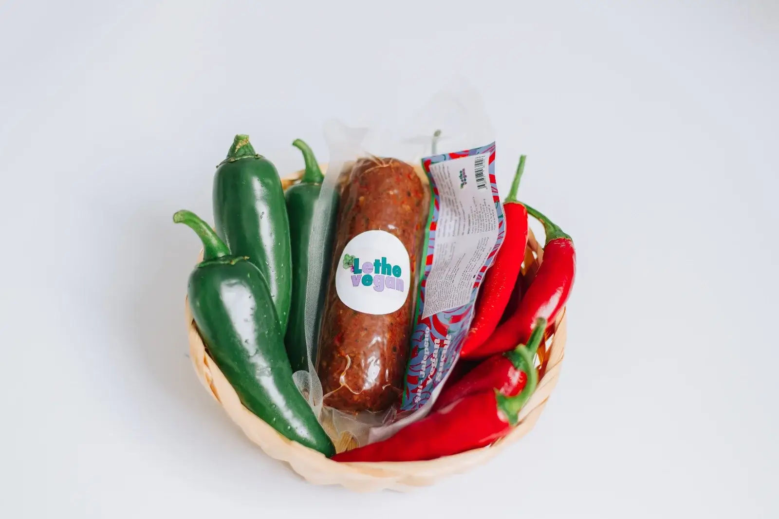 Lethe Vegan- Acılı Vegan Sucuk 150 gr - Görsel 2