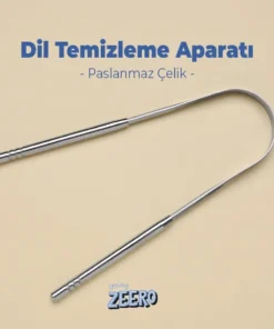 Zeero Dil Temizleme Aparatı (Çelik) Dil Sıyırıcı