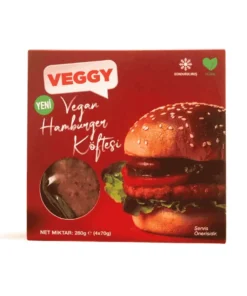 Veggy Vegan Hamburger Köftesi 280gr (4*70gr)