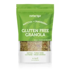 Naturiga Glutensiz Matcha & Cranberry Granola(250 gr)