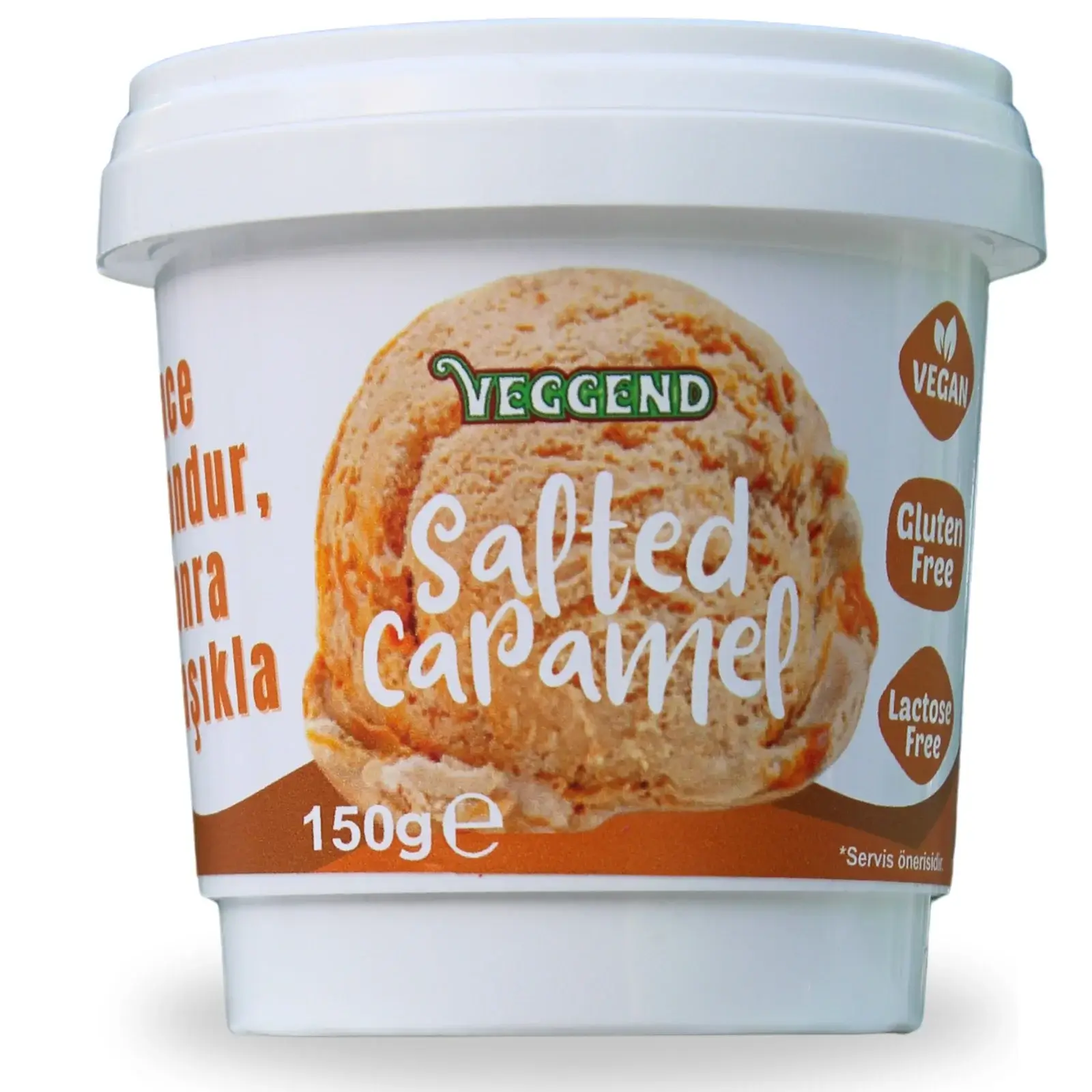 Veggend Salted Caramel Dondurulabilir Tatlı (150g)