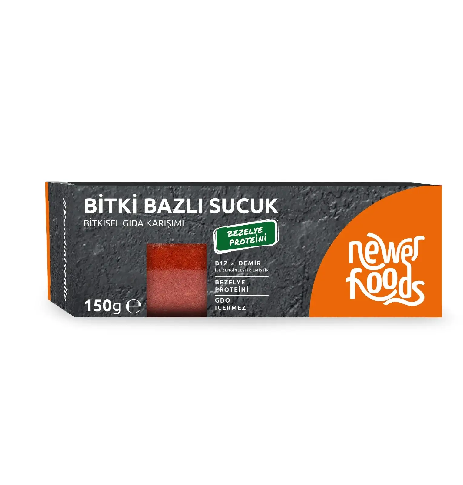Newer Foods Bitki Bazlı Sucuk 150gr