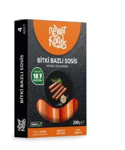 Newer Foods Bitki Bazlı Sosis 200gr