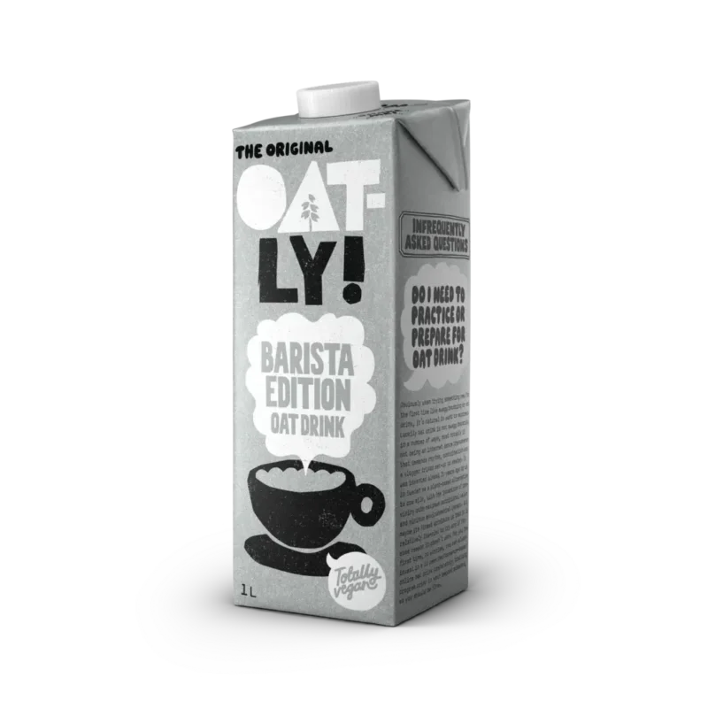 Oatly Barista Edition barista yulaf sütü 1 L