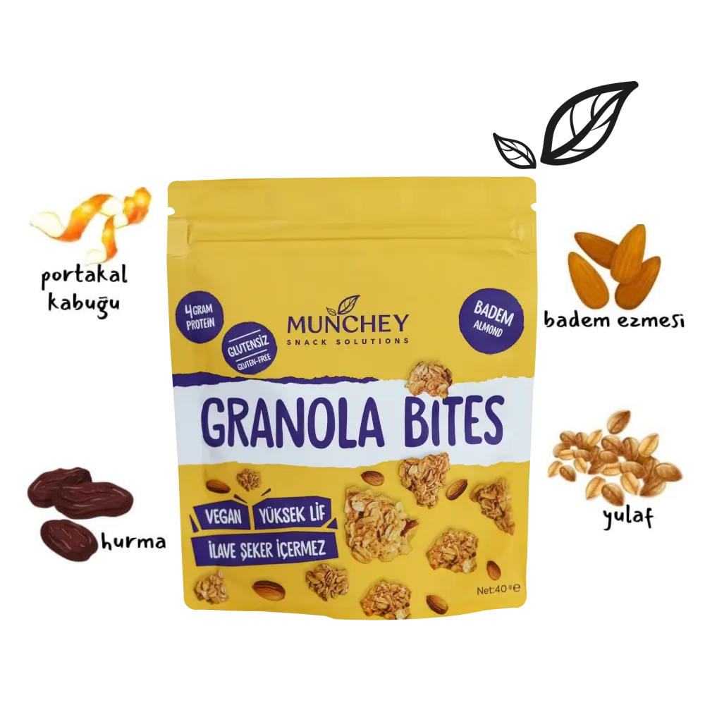 Munchey Granola Bites Badem 40gr