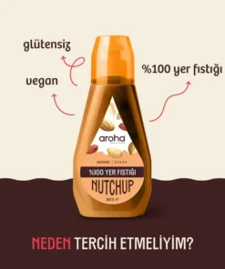 Aroha %100 Yer Fıstığı Nutchup 265gr - Görsel 2
