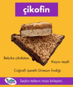 Lethe Çikofin – Bitter Çikolatalı Fındıklı Vegan Tatlı 80g