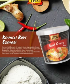 Real Thai Kırmızı Köri Ezmesi 400g - Görsel 2
