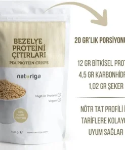 Naturiga Bezelye Proteini Çıtırları 100g - Görsel 3