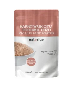 Naturiga Karnıyarık Otu Tohumu Tozu (Psyllium Husk) 100 gr