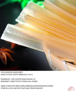 Yu Long Shan Tatlı Patates Geniş Eriştesi 300g - Görsel 2