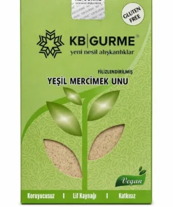 Kb Gurme Glutensiz & Vegan Filizlendirilmiş Yeşil Mercimek Unu 500 gr - Görsel 2