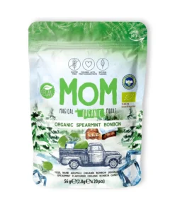 Mom Yeşil Nane Aromalı Organik Bonbon 56g