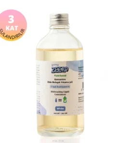 Zeero Elde Bulaşık Yıkama Deterjanı - Süper Konsantre - Hassas Formül (Kokusuz) 100ml