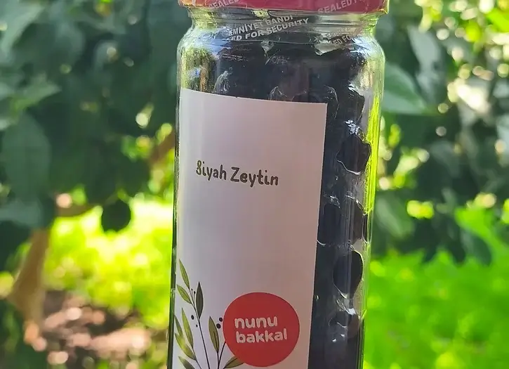 Nunu Bakkal Yağda Siyah Zeytin 300 gr