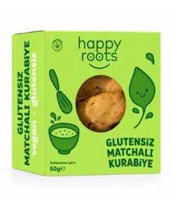 Happy Roots Glutensiz Bitter Çikolatalı Matchalı Kurabiye