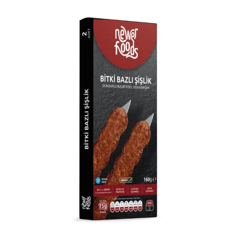 Newer Foods vegan şiş kebap 160 gr