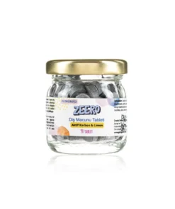 Zeero Diş Macunu Tableti - Aktif Karbon & Limon - Florürsüz Diş Macunu - 90 Tablet