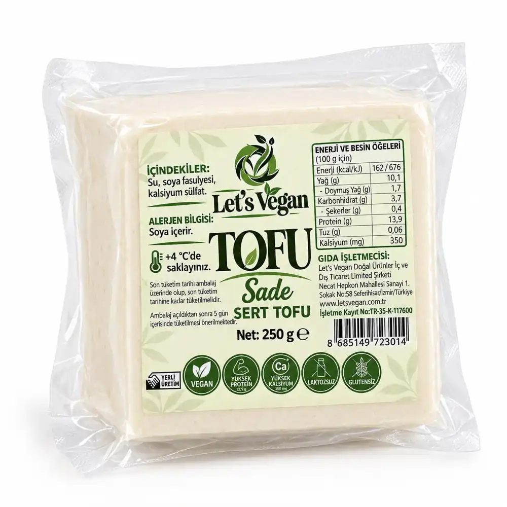 Let's Vegan Sert Tofu 250 gr
